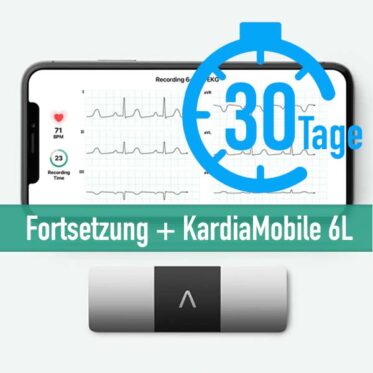Fortsetzung des Dienstes für die Herzfernüberwachung + KardiaMobile® 6L – Bild 1
